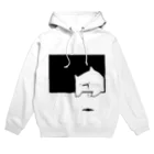 （・-・）の何かが垂れている。▼ Hoodie