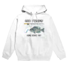 猫と釣り人のブルーギル_1 Hoodie