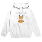 paru_meronのCORGI（コーギー）の後ろ姿 Hoodie