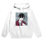 黒瀬 夕の黒髪青年 Hoodie