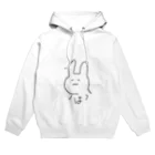 ごん(    . ̫ .    )の半ギレうさぎ Hoodie