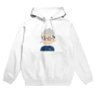 ろけっと🚀の顔イラスト（男.帽子） Hoodie