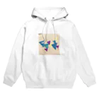 tiny sunのsankaku winter Hoodie