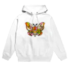 Full of vitality　(フル　オブ　バイタリティ)のBeautiful　moth　(綺麗な蛾)　Full of vitality　(フル　オブ　バイタリティ) Hoodie