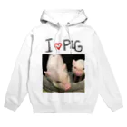 kinopi-のI ❤️PIG Hoodie