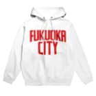 福岡Tシャツ通販サイトの福岡シティTシャツ（レッドロゴ） Hoodie