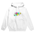 てんぷるしょっぷの３原色くまさん Hoodie