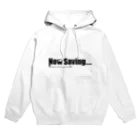 Studio OriginのNow Saving_white Hoodie