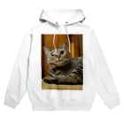 猫又雑貨店のあざ猫さん Hoodie