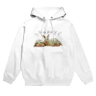 うさかふぇmimiSHOPのホワイトーず Hoodie