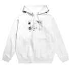 shiro40のらくがきの、なか(モノクロ) Hoodie