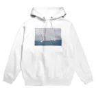 nmsnapsのくもりの海でパラシュート Hoodie