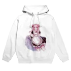 女の子の絵しょっぷの丸メガネメイドちゃん Hoodie