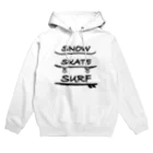 ラクガキ工房のSnow Skate Surf Hoodie