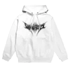 【Carnage Society】のCARNAGE SOCIETY LOGO2(WHITE) パーカー