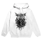 【Carnage Society】のSKULL2(WHITE) パーカー