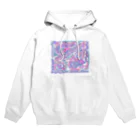 磨衣のQRネオン幾何学 Hoodie