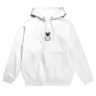 O D SHOPのワンポイントアニマル服　パグ Hoodie