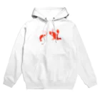 yukkeのザリガニに威嚇されるエビ Hoodie