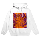 兎派のH.I.W.M.T.L #2(orange×purple) パーカー