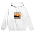 ル.ボヌールの海と夕陽 Hoodie