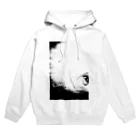 兎派の反転電-electric-1827(WHITE) Hoodie