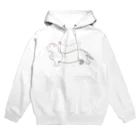 mochico_mochi000のおさんぽフェレット（アルビノ） Hoodie