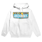 AROのABADDON OKINAWA BLUE LOGO Hoodie