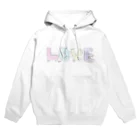 いぬぴぴのアルパカＬＯＶＥ（パステルver） Hoodie