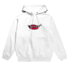 moromo.のニヤリの赤リップ Hoodie