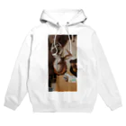 amの鹿の角をつけたうさぎの剥製 Hoodie