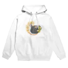 ニアコのブラックエボニー×雪柳 Hoodie