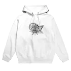 白湯のFlower Hoodie