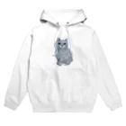 筆ペンどうぶつの猫さん Hoodie