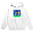 raraのゆるかわTシャツ屋さんのきのこファミリー Hoodie