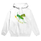 chicodeza by suzuriのバッタジャンプ↑ Hoodie