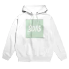 HAPPY 2016の2016正月グッズ SQUARE FRESH GREEN Hoodie