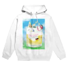 Jodlerin Sakura Kitagawa und die Edelweißmusikantenの明日に乾杯！　ヨーデル北川桜とエーデルワイスムジカンテンロゴ入り Hoodie