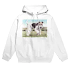 Momojiの犬画のワイヤーフォックステリア1 Hoodie