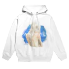 SANKAKU DESIGN STOREの僕らはただの動物。 青 Hoodie