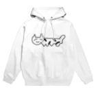 偏差値6億.comのびっぐびゃっこぱーかー Hoodie