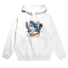 サメ わりとおもいのエビフライを食べようとするサメ Hoodie