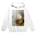 mukumukuのハムちゃん（ホワイト） Hoodie