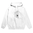 PokuStarの走るイカ Hoodie