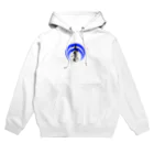 切り絵ariの侍-BLUE Hoodie