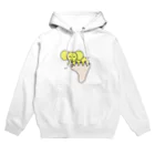 クアッカワラビーくんの日常＆あしゆびふれんず公式グッズのあしゆびぞう Hoodie