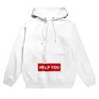 HELP YOU公式ストアのスポーティーロゴ Hoodie