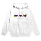 コンクリートジャン・グルの蛾とお花パーカー Hoodie