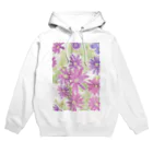 出虹の紫花火 Hoodie