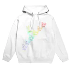 🌸会津光三🌸のネコ&ウマ レインボー Hoodie